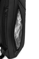 D-Pack Unisex Black Fabric Backpack | Derimod D-Pack Unisex Black Fabric Backpack | Derimod