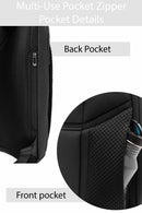 D-Pack Unisex Black Fabric Backpack | Derimod D-Pack Unisex Black Fabric Backpack | Derimod
