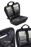 D-Pack Unisex Black Fabric Backpack | Derimod D-Pack Unisex Black Fabric Backpack | Derimod