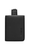 D-Pack Unisex Black Crossbody Bag | Derimod D-Pack Unisex Black Crossbody Bag | Derimod