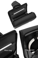 D-Pack Unisex Black Crossbody Bag | Derimod D-Pack Unisex Black Crossbody Bag | Derimod