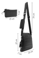 D-Pack Men's Black Crossbody Bag | Derimod D-Pack Men's Black Crossbody Bag | Derimod