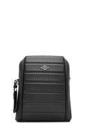 D-Pack Men's Black Crossbody Bag | Derimod D-Pack Men's Black Crossbody Bag | Derimod