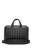 D-Pack Men's Black Long Strap Fabric Briefcase | Derimod D-Pack Men's Black Long Strap Fabric Briefcase | Derimod