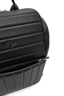 D-Pack Unisex Black Fabric Backpack | Derimod D-Pack Unisex Black Fabric Backpack | Derimod