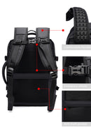D-Pack Unisex Black Fabric Backpack | Derimod D-Pack Unisex Black Fabric Backpack | Derimod