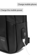 D-Pack Men's Black Tech Backpack | Derimod D-Pack Men's Black Tech Backpack | Derimod