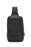 D-Pack Men's Black Tech Backpack | Derimod D-Pack Men's Black Tech Backpack | Derimod