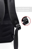 D-Pack Unisex Black Leather Backpack | Derimod D-Pack Unisex Black Leather Backpack | Derimod