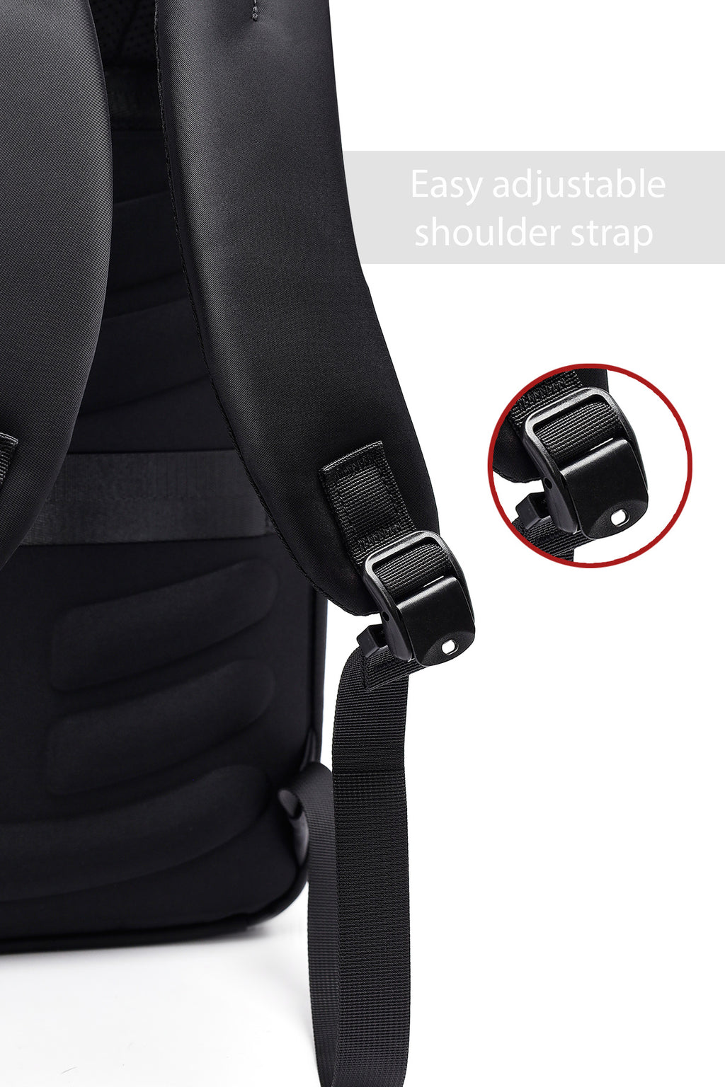 D-Pack Unisex Siyah Deri Sırt Çantası