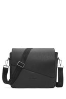 Men's Black Long Strap Messenger Bag | Derimod Men's Black Long Strap Messenger Bag | Derimod