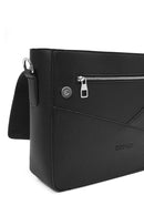 Men's Black Long Strap Messenger Bag | Derimod Men's Black Long Strap Messenger Bag | Derimod