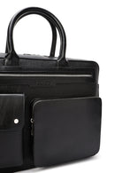 Men's Black Long Strap Briefcase | Derimod Men's Black Long Strap Briefcase | Derimod