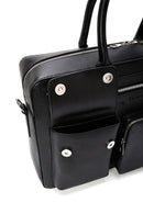 Men's Black Long Strap Briefcase | Derimod Men's Black Long Strap Briefcase | Derimod