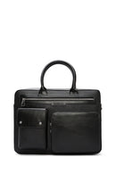 Men's Black Long Strap Briefcase | Derimod Men's Black Long Strap Briefcase | Derimod
