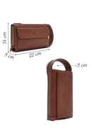 Men's Tan Leather Handbag | Derimod Men's Tan Leather Handbag | Derimod