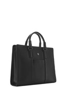 Erkek Siyah Deri Evrak Çantası | Derimod Erkek Siyah Deri Evrak Çantası | Derimod