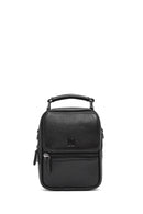 Men's Black Leather Handbag | Derimod Men's Black Leather Handbag | Derimod