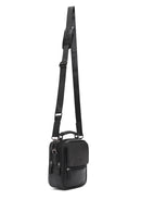 Men's Black Leather Handbag | Derimod Men's Black Leather Handbag | Derimod