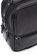 Men's Black Leather Handbag | Derimod Men's Black Leather Handbag | Derimod