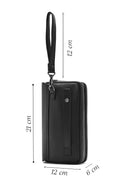 Men's Black Leather Handbag | Derimod Men's Black Leather Handbag | Derimod