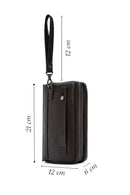 Men's Brown Leather Handbag | Derimod Men's Brown Leather Handbag | Derimod