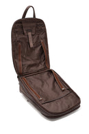 Men's Brown Leather Backpack | Derimod Men's Brown Leather Backpack | Derimod
