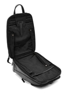 Erkek Siyah Deri Sırt Çantası | Derimod Erkek Siyah Deri Sırt Çantası | Derimod