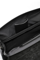 Men's Black Long Strap Leather Briefcase | Derimod Men's Black Long Strap Leather Briefcase | Derimod