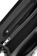 Men's Black Long Strap Leather Briefcase | Derimod Men's Black Long Strap Leather Briefcase | Derimod