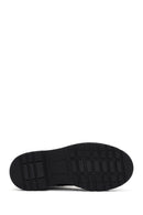 Women's Black Leather Zippered Boots | Derimod Women's Black Leather Zippered Boots | Derimod