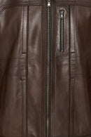 Bruno Men's Brown Leather Jacket | Derimod Bruno Men's Brown Leather Jacket | Derimod