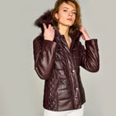 Blanch Kadın Deri Ceket | Derimod Blanch Kadın Deri Ceket | Derimod