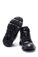 Men's Leather Square Patterned Boots | Derimod Men's Leather Square Patterned Boots | Derimod