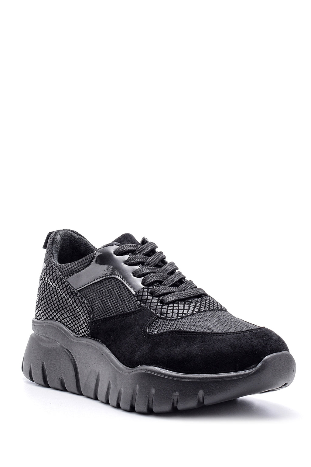 Kadın Süet Detaylı Sneaker