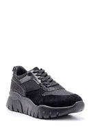 Women's Suede Detailed Sneaker | Derimod Women's Suede Detailed Sneaker | Derimod