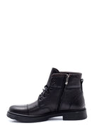 Men's Black Leather Classic Boots | Derimod Men's Black Leather Classic Boots | Derimod