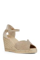 Geox Kadın Vizon Gelsa Bilekten Bantlı Dolgu Topuk Espadril | Derimod Geox Kadın Vizon Gelsa Bilekten Bantlı Dolgu Topuk Espadril | Derimod