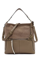 Kadın Vizon Uzun Askılı Omuz Çantası | Derimod Kadın Vizon Uzun Askılı Omuz Çantası | Derimod