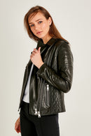 Gigi Kadın Deri Ceket | Derimod Gigi Kadın Deri Ceket | Derimod