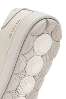 Geox Women's Beige Spherica Ecub-1 Lace-Up Leather Sneaker | Derimod Geox Women's Beige Spherica Ecub-1 Lace-Up Leather Sneaker | Derimod