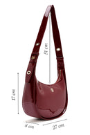 Woman Bordo Shoulder Bag | Derimod Woman Bordo Shoulder Bag | Derimod
