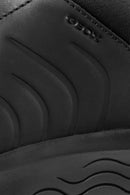 Geox Men's Black Spherica Lace-up Leather Sneaker | Derimod Geox Men's Black Spherica Lace-up Leather Sneaker | Derimod