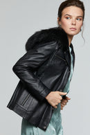 Elena Kadın Siyah Mont | Derimod Elena Kadın Siyah Mont | Derimod