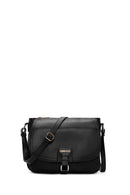Woman Black Long Strap Crossbody Bag | Derimod Woman Black Long Strap Crossbody Bag | Derimod