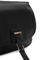 Woman Black Long Strap Crossbody Bag | Derimod Woman Black Long Strap Crossbody Bag | Derimod
