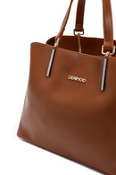 Kadın Taba Uzun Askılı Klasik Omuz Çantası | Derimod Kadın Taba Uzun Askılı Klasik Omuz Çantası | Derimod