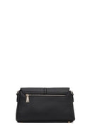 Women's Black Long Strap Classic Crossbody Bag | Derimod Women's Black Long Strap Classic Crossbody Bag | Derimod