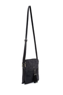 Women's Black Long Strapped Crossbody Bag | Derimod Women's Black Long Strapped Crossbody Bag | Derimod