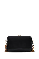Women's Black Chain Strap Suede Crossbody Bag | Derimod Women's Black Chain Strap Suede Crossbody Bag | Derimod